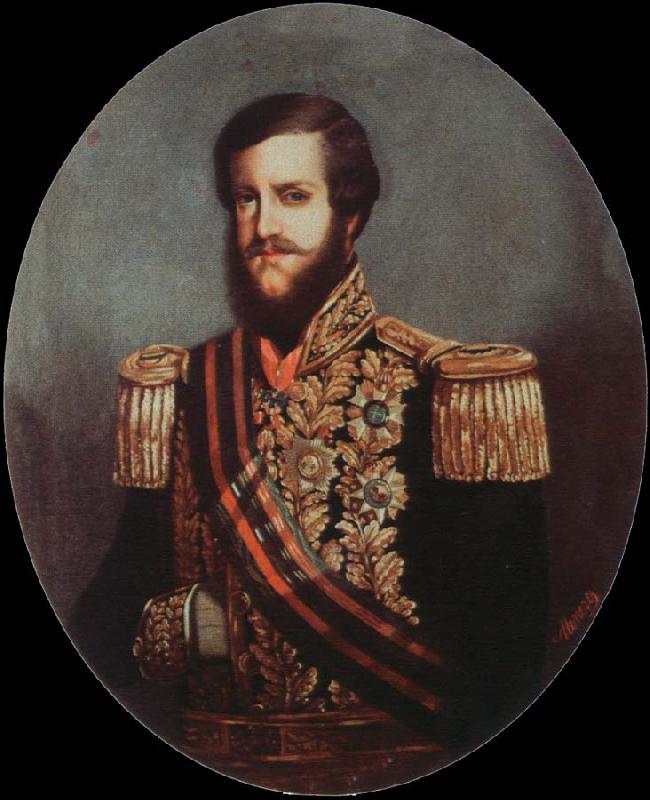 Miranda, Juan Carreno de portrait of emperor pedro ll Sweden oil painting art